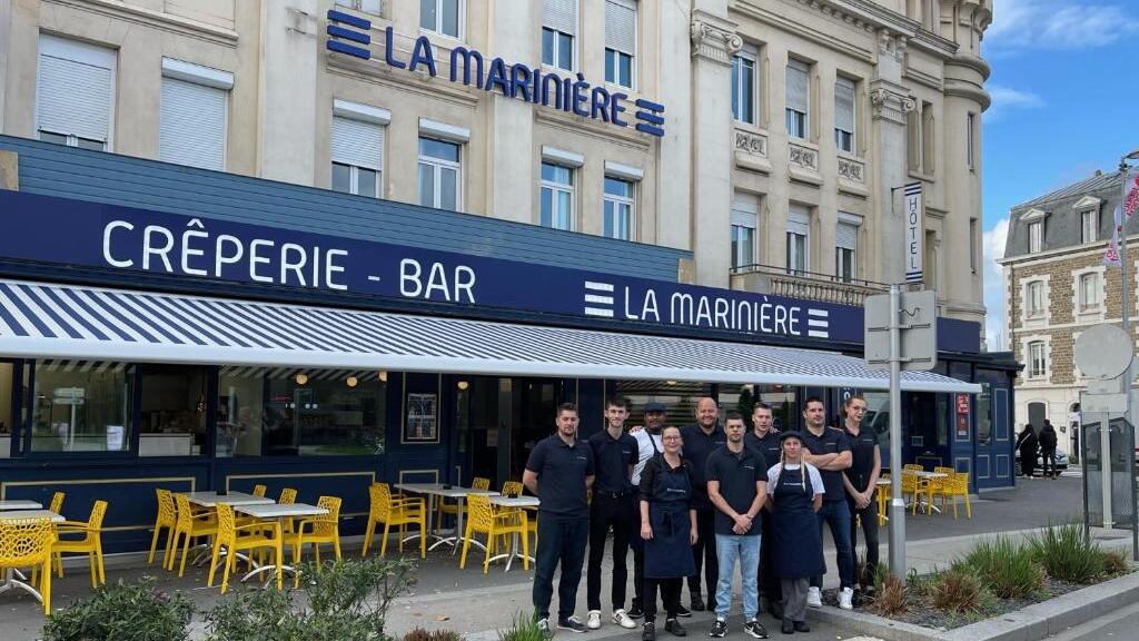 Vue extérieure de l'Hôtel Restaurant La Marinière à Saint-Malo