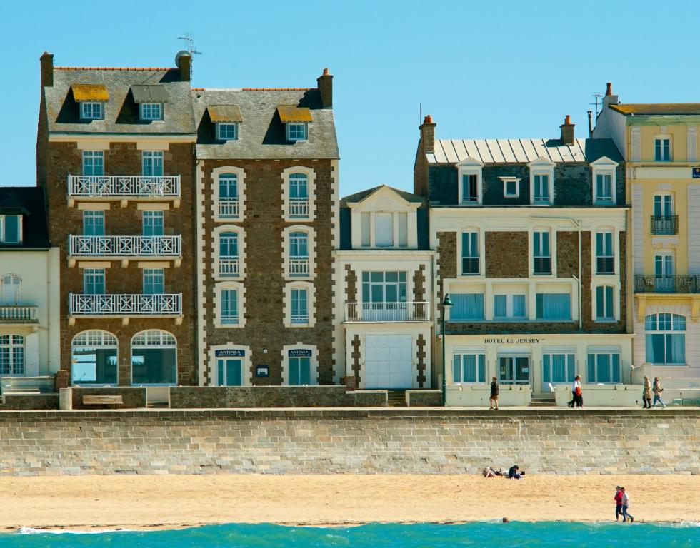 vue sur la mer de l'Hôtel Antinéa Saint-Malo